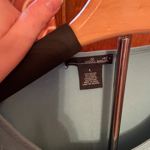 WILLI SMITH Turquoise T-Shirt - Picture 2 of 3